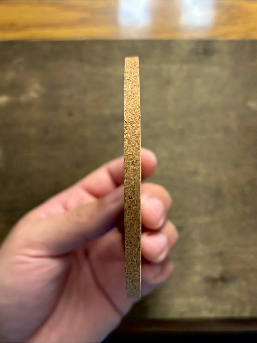 Dallas Mavericks Logo Laser Engraved Cork Coaster